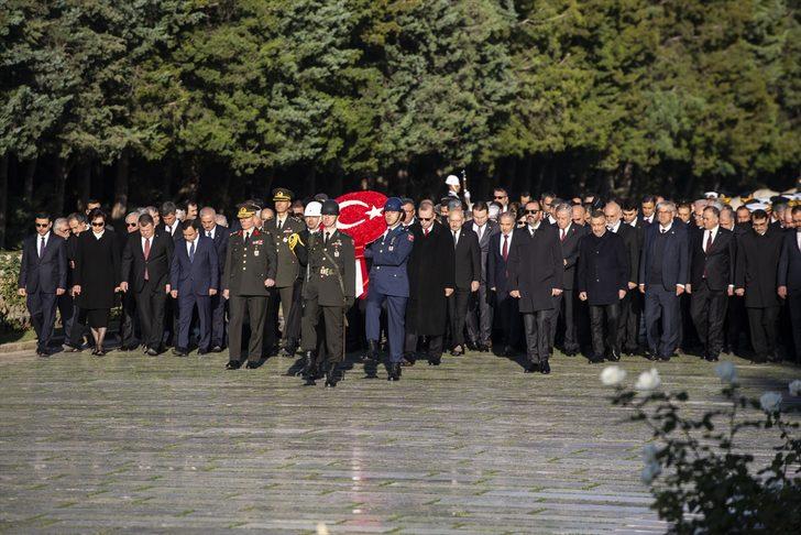 Devlet erkanı Anıtkabir'de! Erdoğan'ın mesajı G5