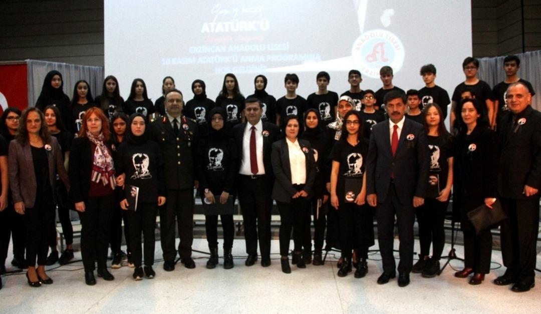 Erzincan&rsquo;da 10 Kasım Atat&uuml;rk&rsquo;&uuml; anma etkinlikleri