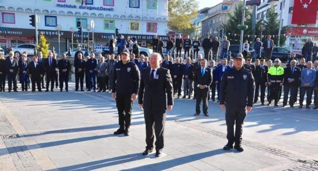 Develi&rsquo;de 10 Kasım T&ouml;reni