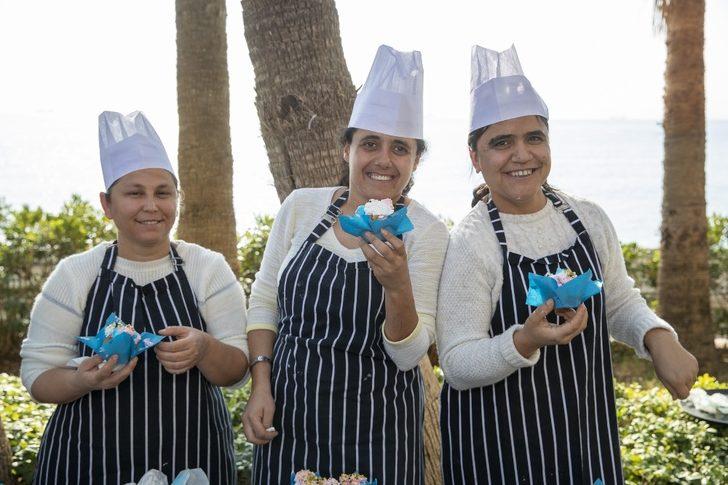 Engelli bireyler pasta atölyesinde hünerlerini sergiledi G2