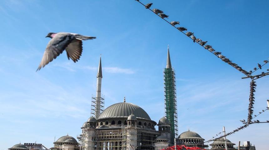 Taksim Camisi'nin kaba inşaatı tamamlandı! İşte o tarih...