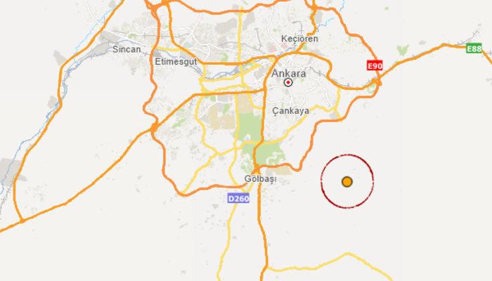 Son dakika: Ankara'da 3.4 büyüklüğünde deprem! (AFAD-Kandilli son depremler)