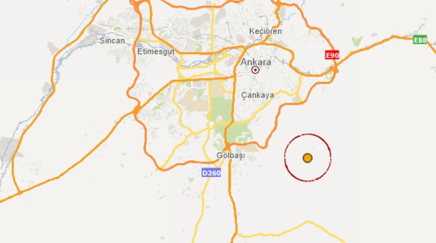 Son dakika: Ankara'da 3.4 büyüklüğünde deprem! (AFAD-Kandilli son depremler)