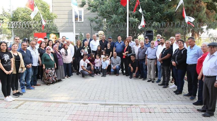 Mezitli’ye yeni Atatürk büstü