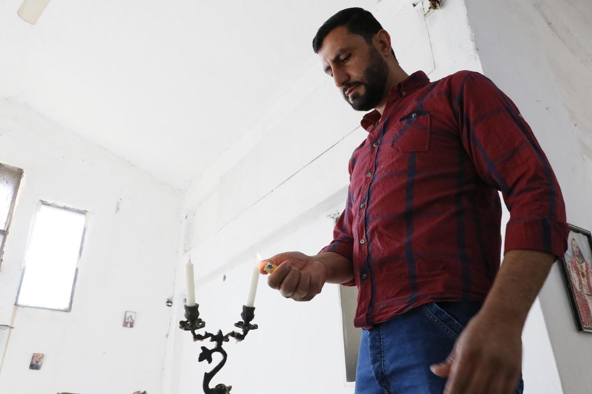 Tel Abyad'da Ermeni Kilisesi, ibadete a&ccedil;ıldı