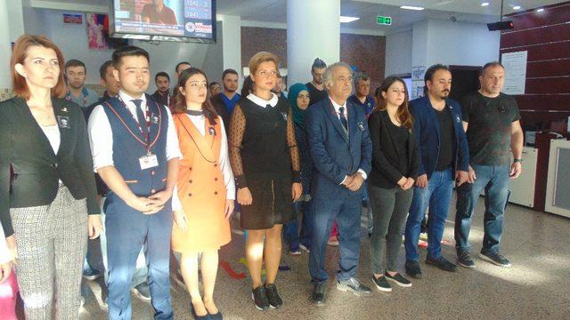 Denizli Özel Cerrahi Hastanesinde Ata’ya özel tören