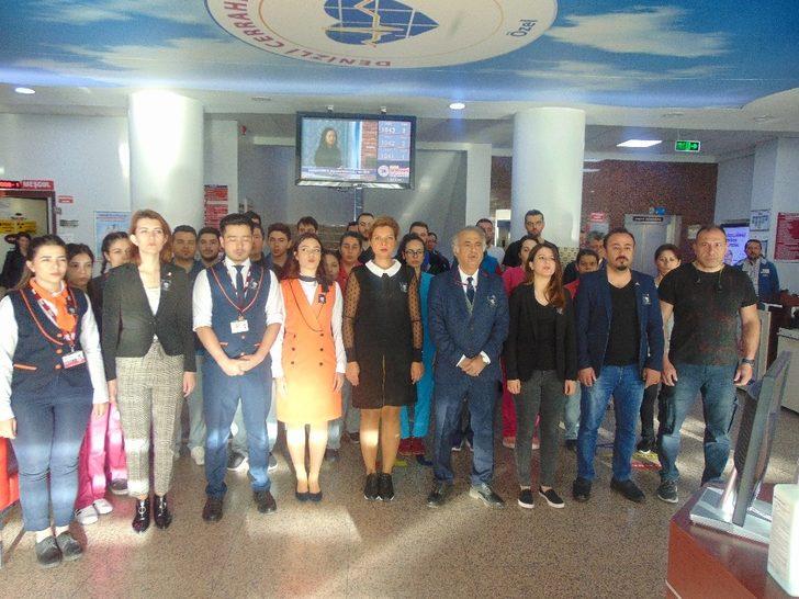 Denizli Özel Cerrahi Hastanesinde Ata’ya özel tören G3