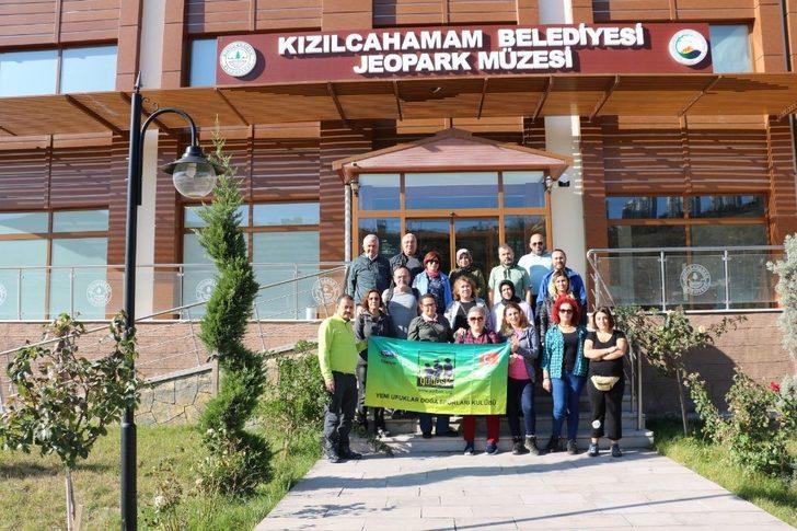 Doğaseverler sonbahar yürüyüşünü Kızılcahamam’da yaptı G1