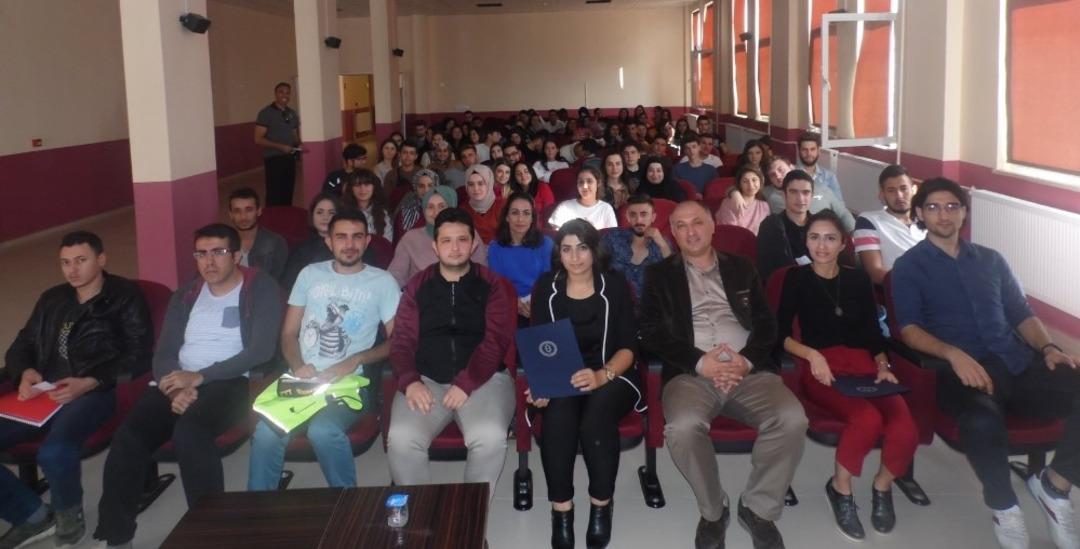 K&ouml;şk MYO&rsquo;da madde bağımlılığı semineri d&uuml;zenlendi