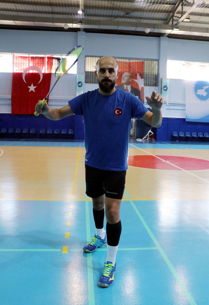 Engelli sporcu, 'Batminton Avrupa Şampiyonası'na hazırlanıyor G2