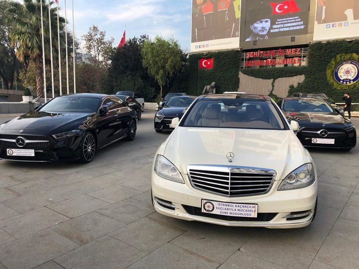 İstanbul Emniyet Müdürlüğünün bahçesi lüks araç galerisine döndü! G4