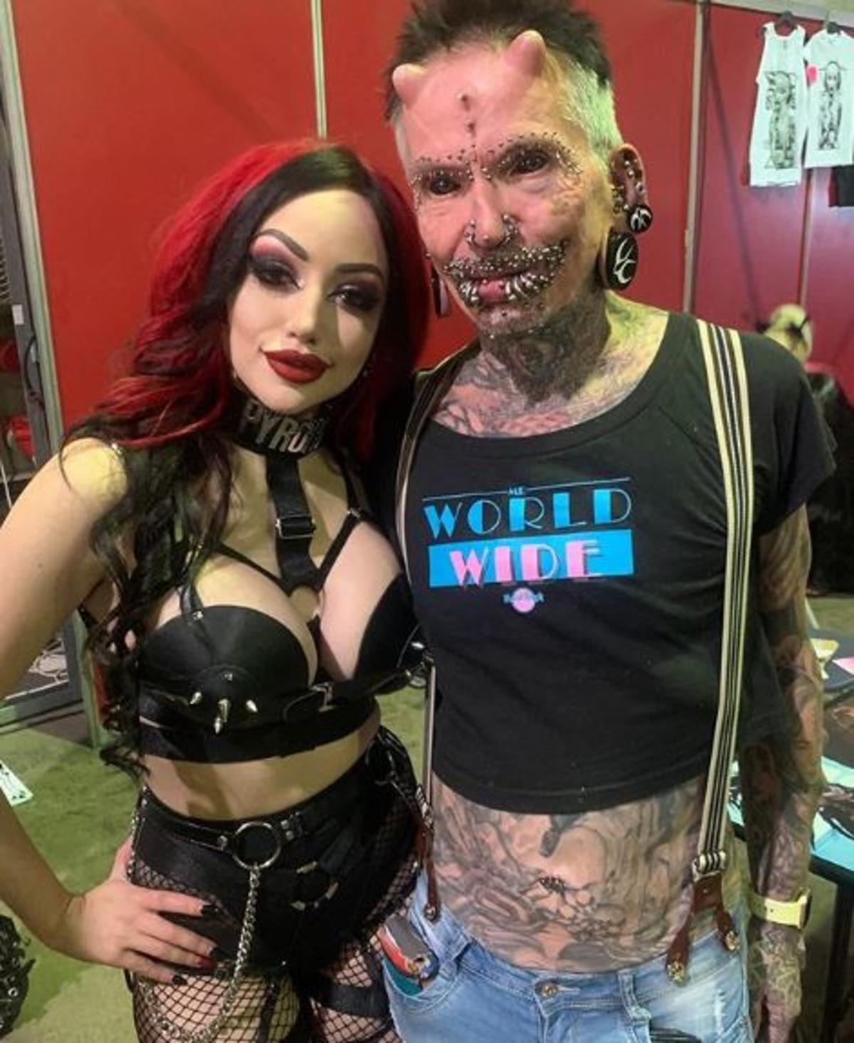 278'i penisinde olan 480 piercingi var!