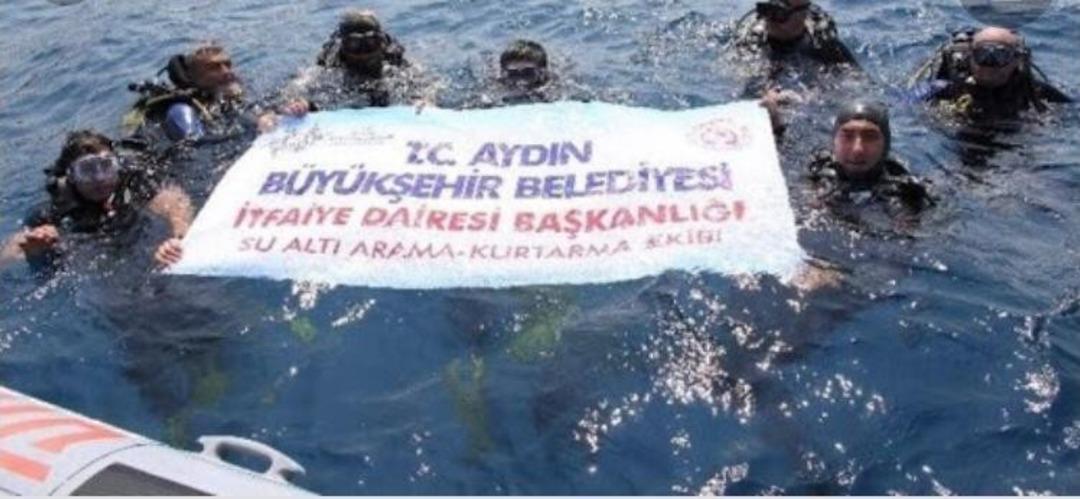 Aydın B&uuml;y&uuml;kşehir İtfaiyesi denizde de hazır