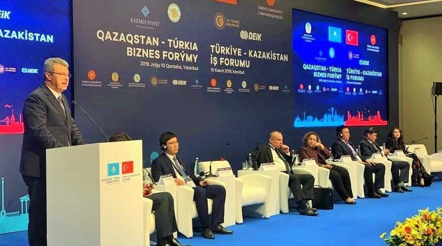 Başkan Akay, Kazakistan&rsquo;ın B&ouml;lgesel Yatırım İş Forumunda Konuştu