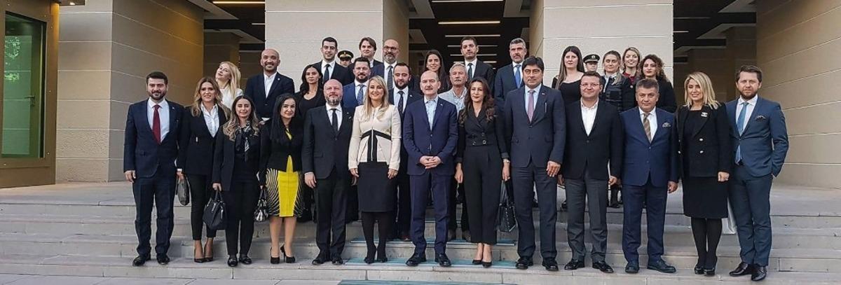 İş d&uuml;nyasından İ&ccedil;işleri Bakanı Soylu&rsquo;ya ziyaret