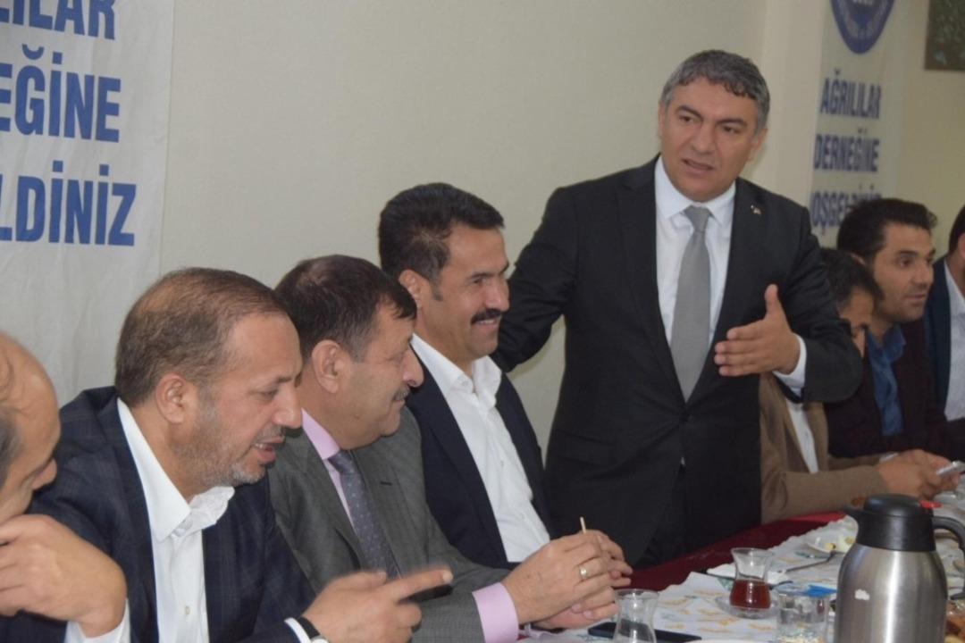 Milletvekili Yaman ve Başkan Şayir Ağrılılar&rsquo;a konuk oldu