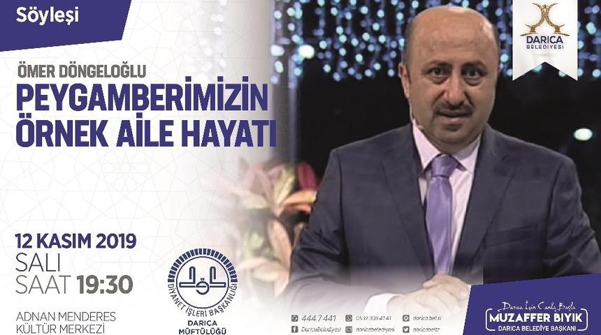 İlahiyat&ccedil;ı yazar D&ouml;ngeloğlu Darıca&rsquo;da Peygamberimizin hayatını anlatacak
