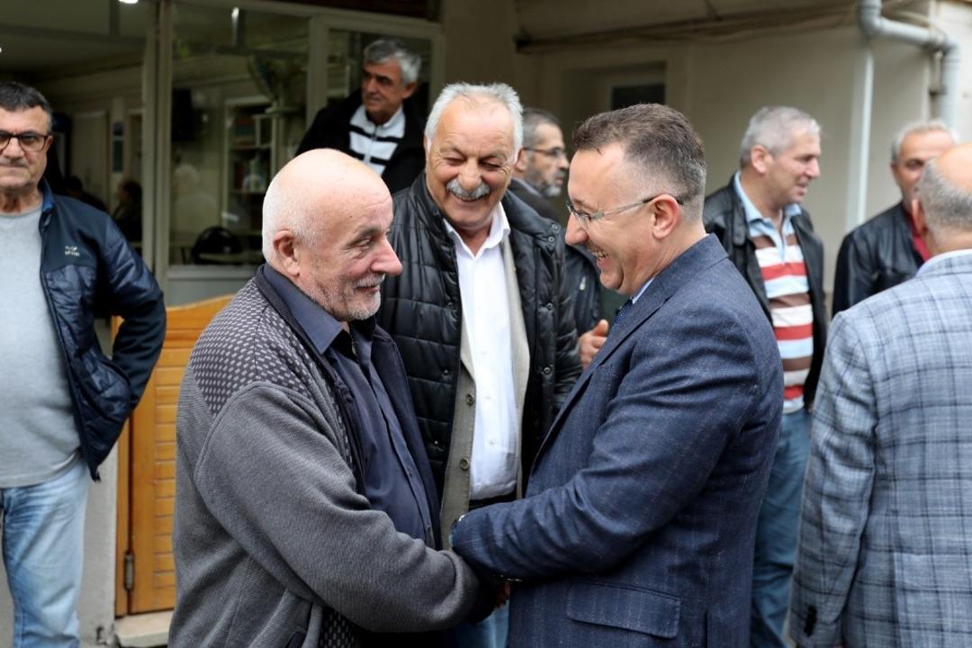 Başkan Işıksu, Papu&ccedil;&ccedil;ular&rsquo;da vatandaşla buluştu