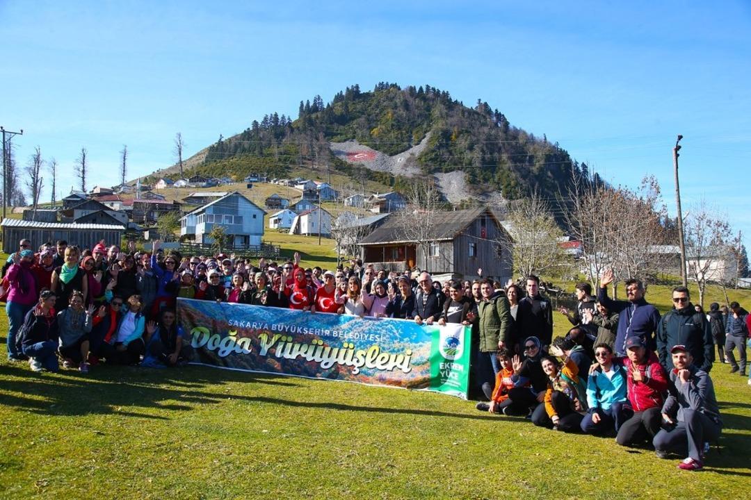 Doğaseverlerden şehrin en y&uuml;ksek noktasına yolculuk