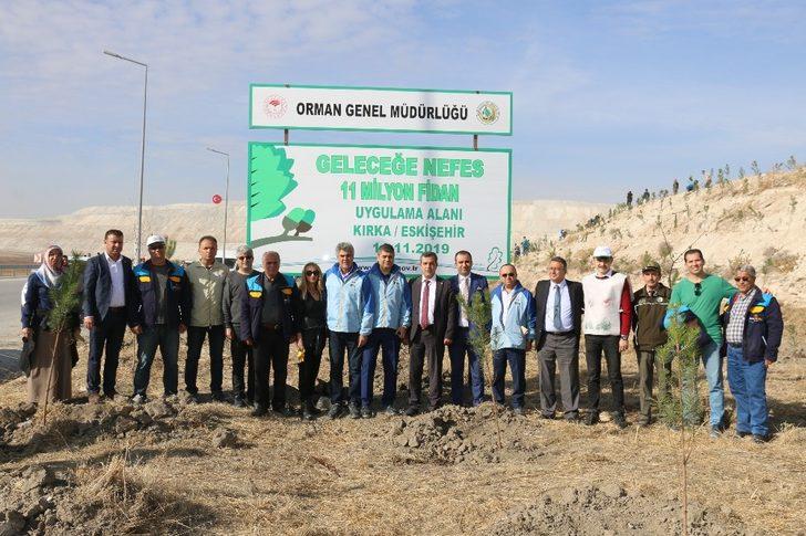 Kırka’da 25 bin fidan toprakla buluştu G3