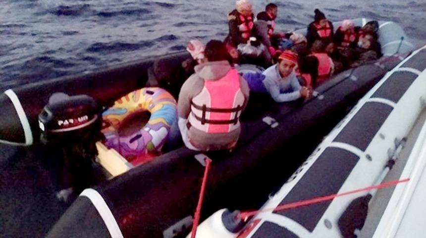 Muğla&rsquo;da 21 g&ouml;&ccedil;men yakalandı