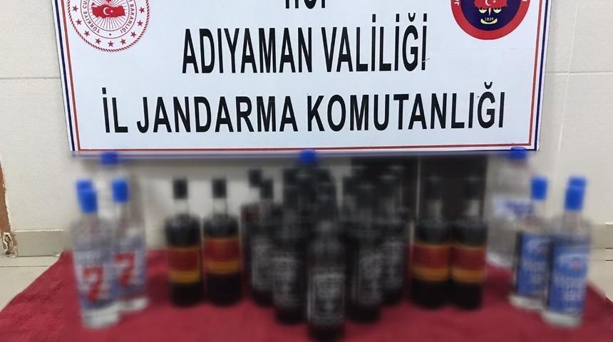 Kaçak içki ele geçirildi