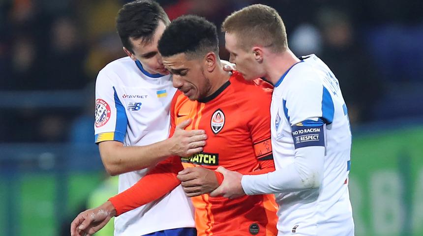 Taison, ırkçı tezahürata tepki gösterdi, kırmızı kart gördü