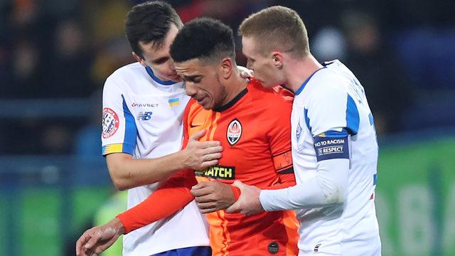 Taison, ırkçı tezahürata tepki gösterdi, kırmızı kart gördü