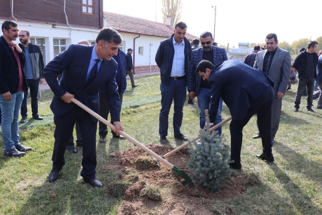 Sultansuyu Harası&rsquo;nda 3 bin fidan toprakla buluştu