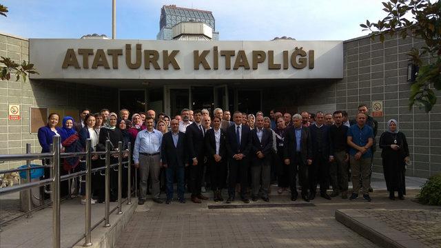 Kütüphane Müdürüyken Mezarlıklar Müdürlüğü'ne atanan Minder'den açıklama