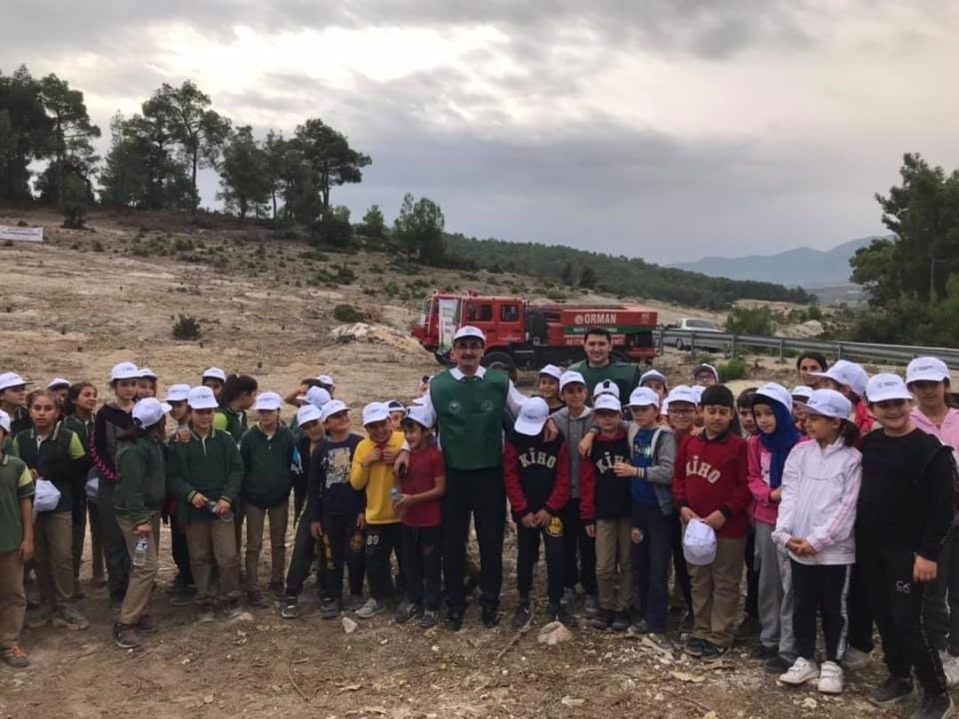 Karacasu&rsquo;da 26 bin 680 fidan toprakla buluştu