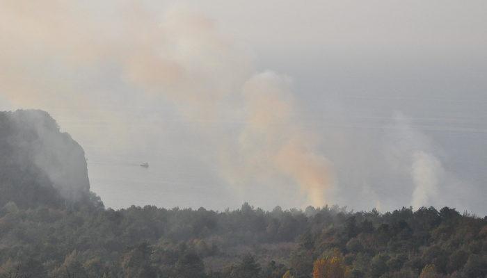 Bartın’da orman yangını, 7 ev boşaltıldı