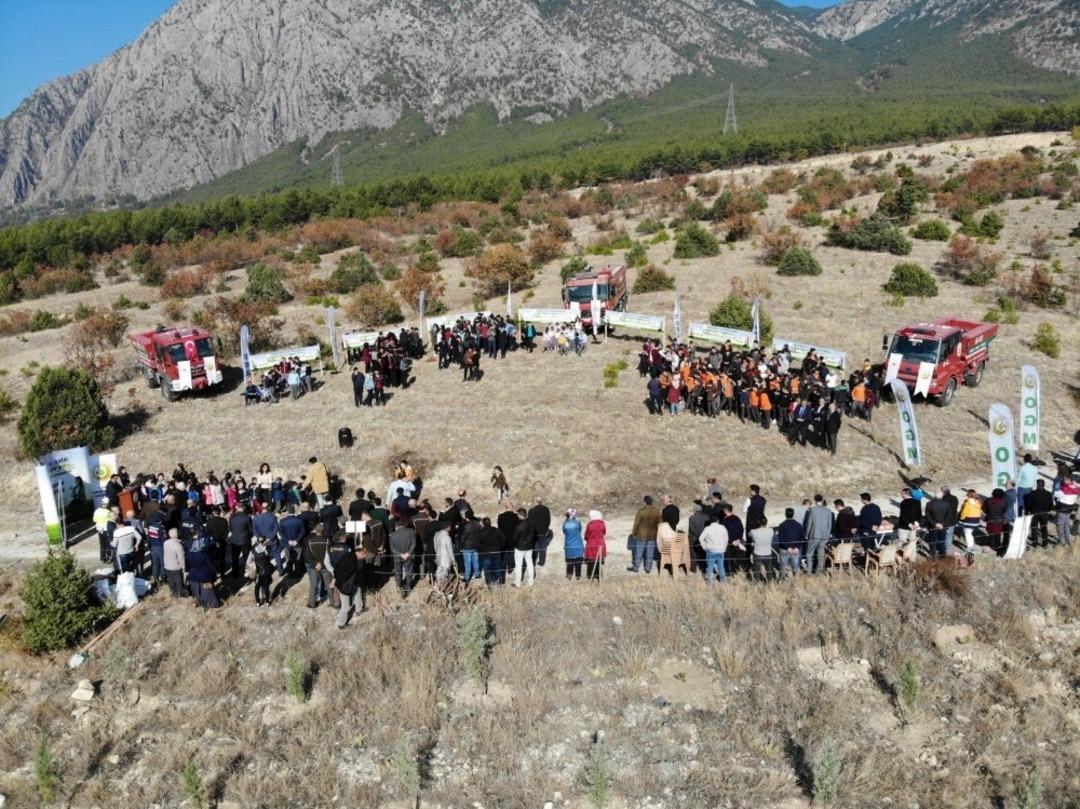 Kargı&rsquo;da bin 111 fidan toprakla buluştu