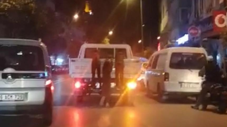 Bursa'da &ccedil;ocukların tehlikeli yolculuğu kamerada