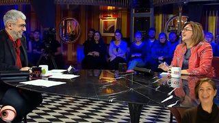 Okan Bayülgen'e konuk olan Fatma Şahin stüdyodakileri kahkahalara boğdu