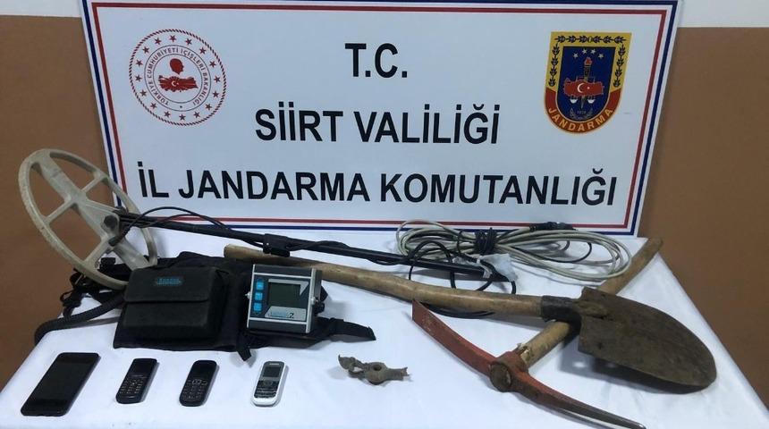 Siirt’te sit alanda izinsiz kazı yapan 5 kişi yakalandı