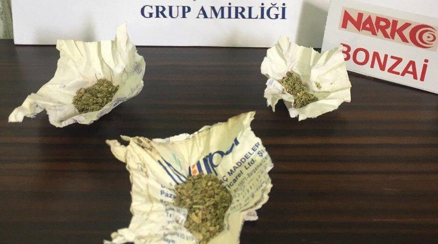 Balıkesir polisinden uyuşturucu operasyonu