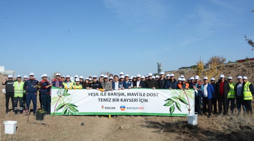 Kayserigaz, 4 bin 800 fidanla &lsquo;Geleceğe Nefes&rsquo; oldu