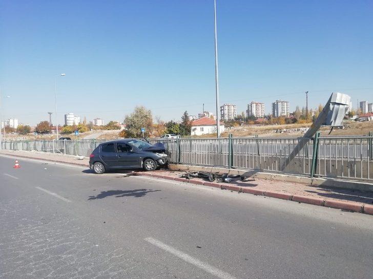 Kontrolünü kaybeden sürücünün kullandığı araç kanala uçmaktan son anda kurtuldu G5