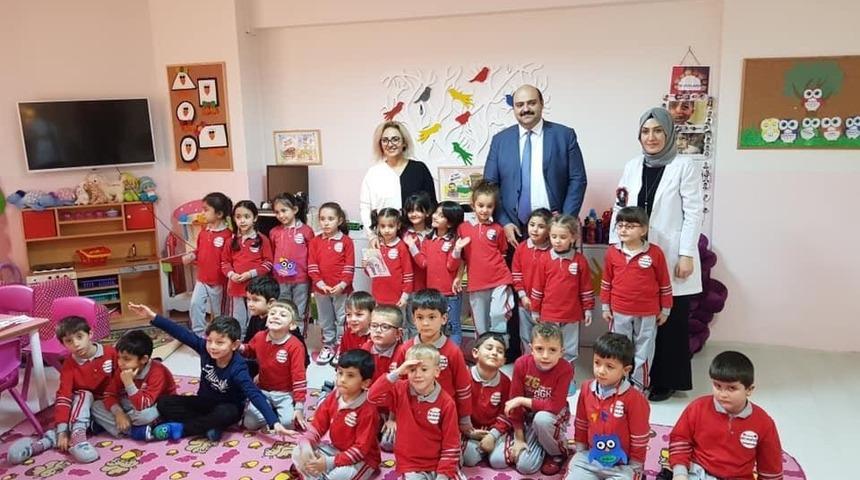 Başkan Orhan’dan anaokuluna minik sürpriz