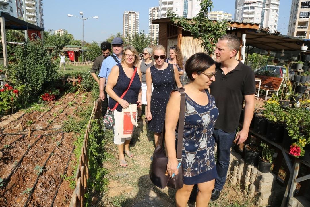 Alman heyet, Mezitli Belediyesinin projelerini inceliyor