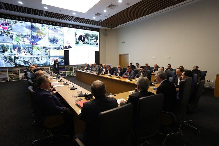 Başkan Yüce, altyapı koordinasyon toplantısında kurum ve kuruluş yetkilileriyle buluştu G4