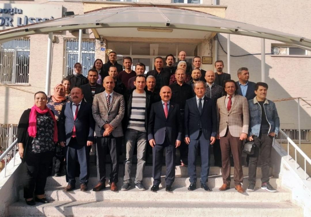 Vali G&uuml;naydın Feyziye - Memduh G&uuml;pg&uuml;poğlu G&uuml;zel Sanatlar Lisesi&rsquo;ni Ziyaret Etti