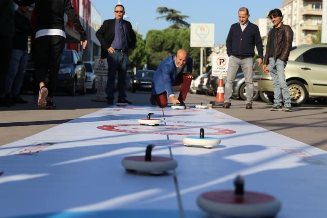 Aydın&rsquo;a floor curling heyecanı