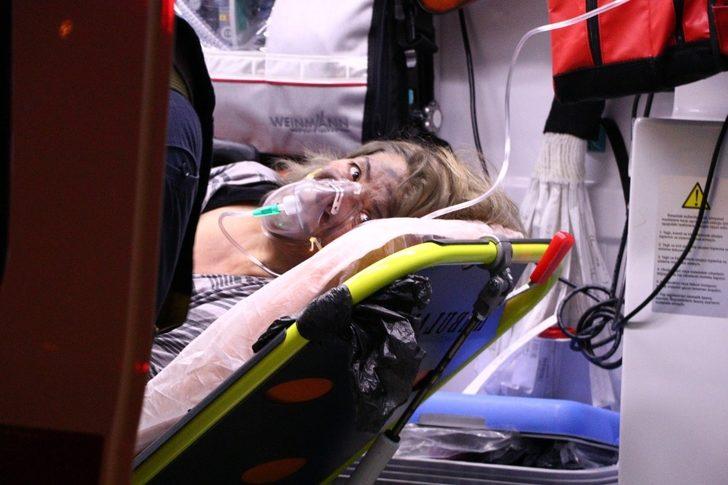 Başkent’te alevlerin arasında kalan kadın balkondan atladı: 1 yaralı G2