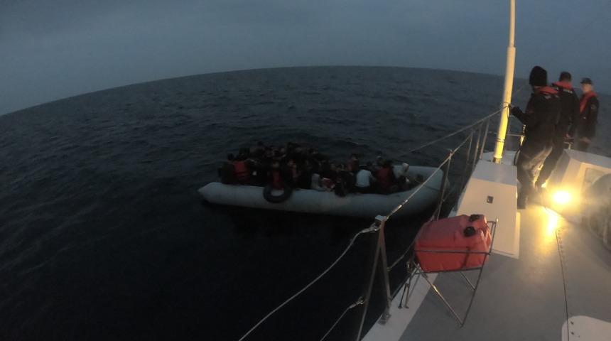 Çanakkale'de 70 kaçak göçmen yakalandı