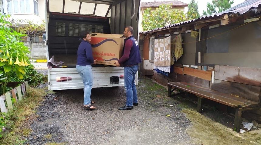 Kartepe Belediyesi&rsquo;nden soba yardımı