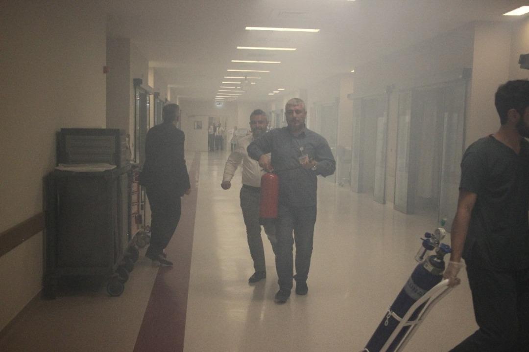 Şehir Hastanesinde tatbikat