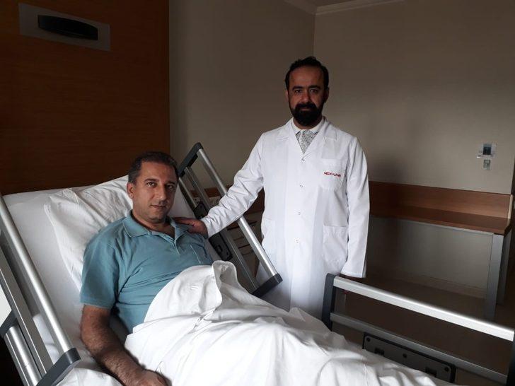 El üstünden anjiyo ile sağlına kavuştu G1