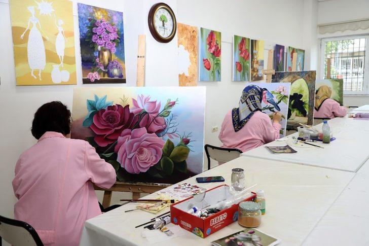 Kadınlardan resim kursuna yoğun ilgi G2